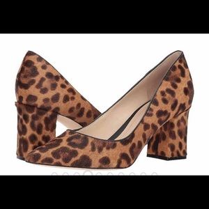 NWT Marc Fisher Zalay Calf Hair Chunky Hee…